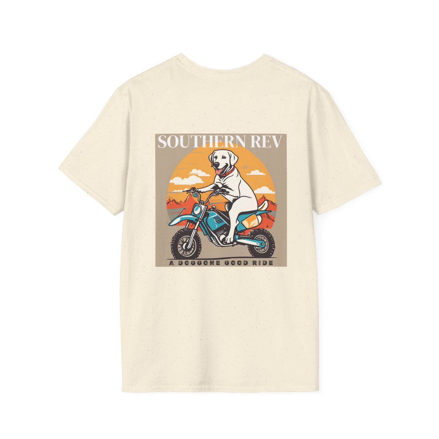 Southern Dog Riding Dirt Bike - Sand