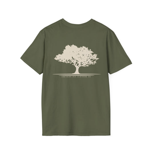 Southern Live Oak Tree, back_green