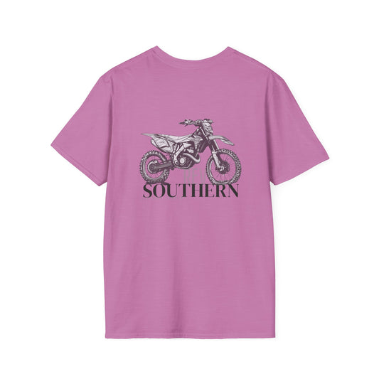 Southern dirt bike moto design, back_pink