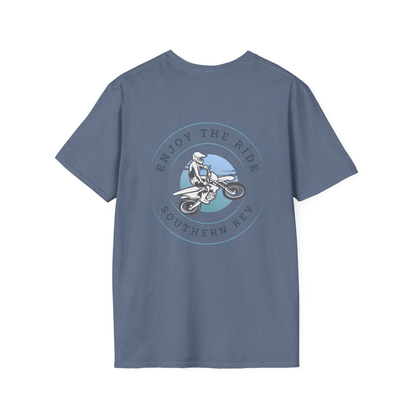 Southern style dirt bike ride shirt_blue